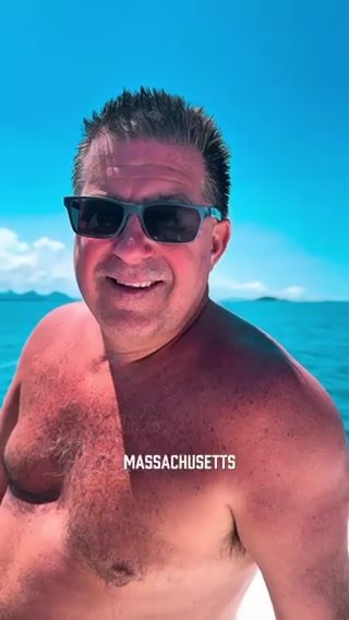 Turista americano no batismo de mergulho em Guarapari com a Atlantes