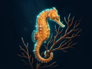 Ilustração do guia: bicho de focinho comprido e rabo enrolado num galho