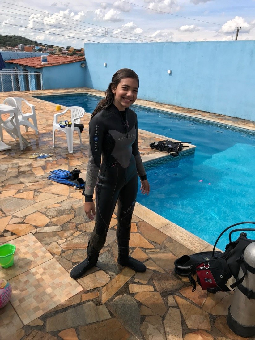 Raíssa, Divemaster SDI da Atlantes
